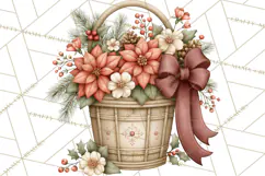 Christmas Critter Town Clipart PNG, Winter Holiday Town Product Image 3
