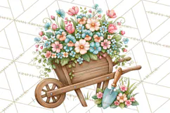 Enchanted Village Clipart PNG, Cozy Cottage Town Product Image 3