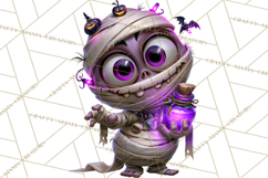 Neon Night Frights PNG Halloween Clipart Product Image 4