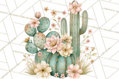 Western Wildflowers Clipart PNG, Rustic Cowgirl Product Image 4