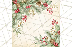 Christmas Watercolor Backgrounds PNG Product Image 5