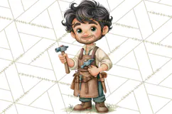 Enchanted Village Clipart PNG, Cozy Cottage Town Product Image 4