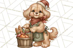 Christmas Critter Town Clipart PNG, Winter Holiday Town Product Image 4