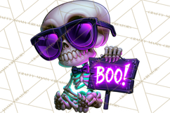 Neon Night Frights PNG Halloween Clipart Product Image 5