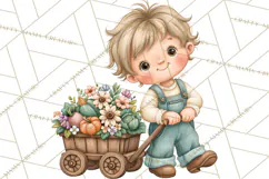 Enchanted Village Clipart PNG, Cozy Cottage Town Product Image 2