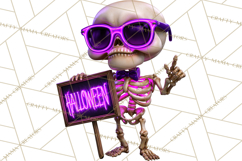 Neon Night Frights PNG Halloween Clipart Product Image 2