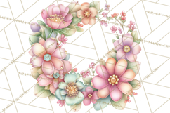 Easter Props Clipart PNG, Cute Easter Icons, Eggs Baskets Product Image 3