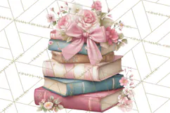 Pink Coquette Clipart, Girly Graden Decor Png, Feminine Product Image 4