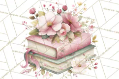 Pink Coquette Clipart, Girly Graden Decor Png, Feminine Product Image 5