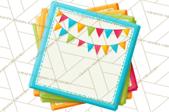 Birthday Party Clipart, Bright Celebration Decorations PNG Product Image 3