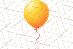 Birthday Party Clipart, Bright Celebration Decorations PNG Product Image 2