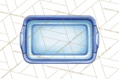 Blue Birthday Clipart, Festive Party Decorations PNG Product Image 2