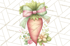 Easter Props Clipart PNG, Cute Easter Icons, Eggs Baskets Product Image 3