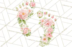 Baby Shower Clipart, Floral Baby Footprints Clipart Png Product Image 4