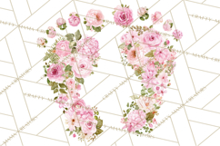 Baby Shower Clipart, Floral Baby Footprints Clipart Png Product Image 2