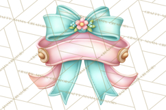 Easter Props Clipart PNG, Cute Easter Icons, Eggs Baskets Product Image 2