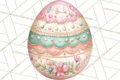 Easter Props Clipart PNG, Cute Easter Icons, Eggs Baskets Product Image 4