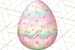 Easter Props Clipart PNG, Cute Easter Icons, Eggs Baskets Product Image 2