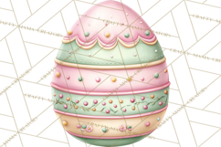 Easter Props Clipart PNG, Cute Easter Icons, Eggs Baskets Product Image 3