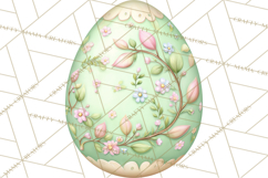 Easter Props Clipart PNG, Cute Easter Icons, Eggs Baskets Product Image 3