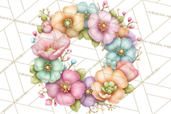 Easter Props Clipart PNG, Cute Easter Icons, Eggs Baskets Product Image 3