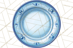 Blue Birthday Clipart, Festive Party Decorations PNG Product Image 4