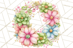 Easter Props Clipart PNG, Cute Easter Icons, Eggs Baskets Product Image 5