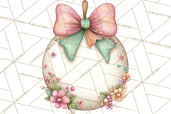 Easter Props Clipart PNG, Cute Easter Icons, Eggs Baskets Product Image 4