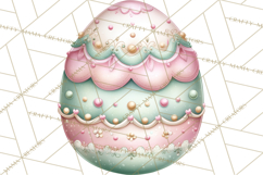 Easter Props Clipart PNG, Cute Easter Icons, Eggs Baskets Product Image 5