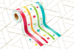 Birthday Party Clipart, Bright Celebration Decorations PNG Product Image 5