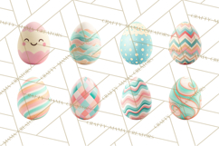 Easter Egg Clipart PNG, Decorated Easter Eggs Clip Art Product Image 2