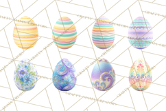 Easter Egg Clipart PNG, Decorated Easter Eggs Clip Art Product Image 5