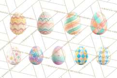 Easter Egg Clipart PNG, Decorated Easter Eggs Clip Art Product Image 8