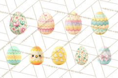 Easter Egg Clipart PNG, Decorated Easter Eggs Clip Art Product Image 9
