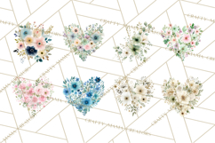 Baby Shower Clipart, Floral Baby Footprints Clipart Png Product Image 9