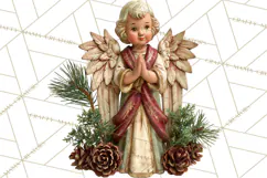 Vintage Christmas Decorative Elements PNG Clipart Product Image 5