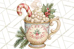 Vintage Christmas Decorative Elements PNG Clipart Product Image 4