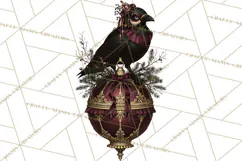 Victorian Gothic Christmas Clipart PNG, Gothic Christmas Product Image 5