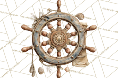 Rustic Nautical Lost Treasure Pirate Clipart PNG Product Image 4