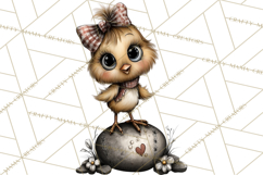 Western Easter Animals Clipart Cowboy Bunny Farm PNG Product Image 5