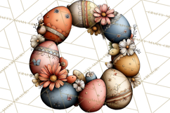 Western Easter Animals Clipart Cowboy Bunny Farm PNG Product Image 3