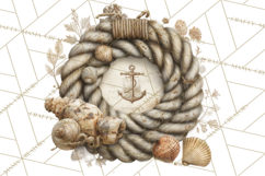 Rustic Nautical Lost Treasure Pirate Clipart PNG Product Image 3