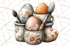 Western Easter Animals Clipart Cowboy Bunny Farm PNG Product Image 4