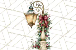 Vintage Christmas Decorative Elements PNG Clipart Product Image 2