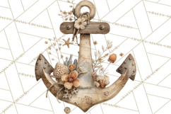 Rustic Nautical Lost Treasure Pirate Clipart PNG Product Image 3