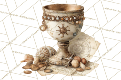Rustic Nautical Lost Treasure Pirate Clipart PNG Product Image 5