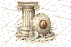 Ancient Greece Clipart Greek Aesthetic Mediterranean Product Image 2