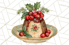 Vintage Christmas Decorative Elements PNG Clipart Product Image 2