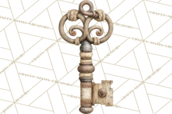 Rustic Nautical Lost Treasure Pirate Clipart PNG Product Image 3