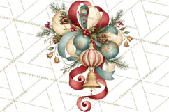 Vintage Christmas Decorative Elements PNG Clipart Product Image 5